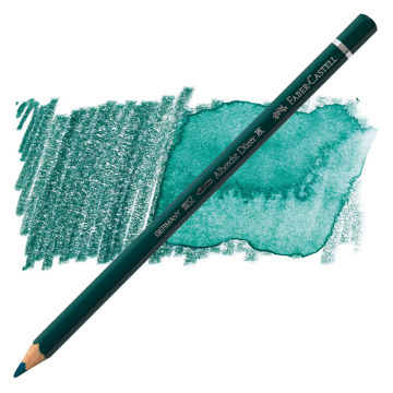 مداد رنگی آبرنگی فابرکاستل تکی کد Deep Cobalt Green - 158