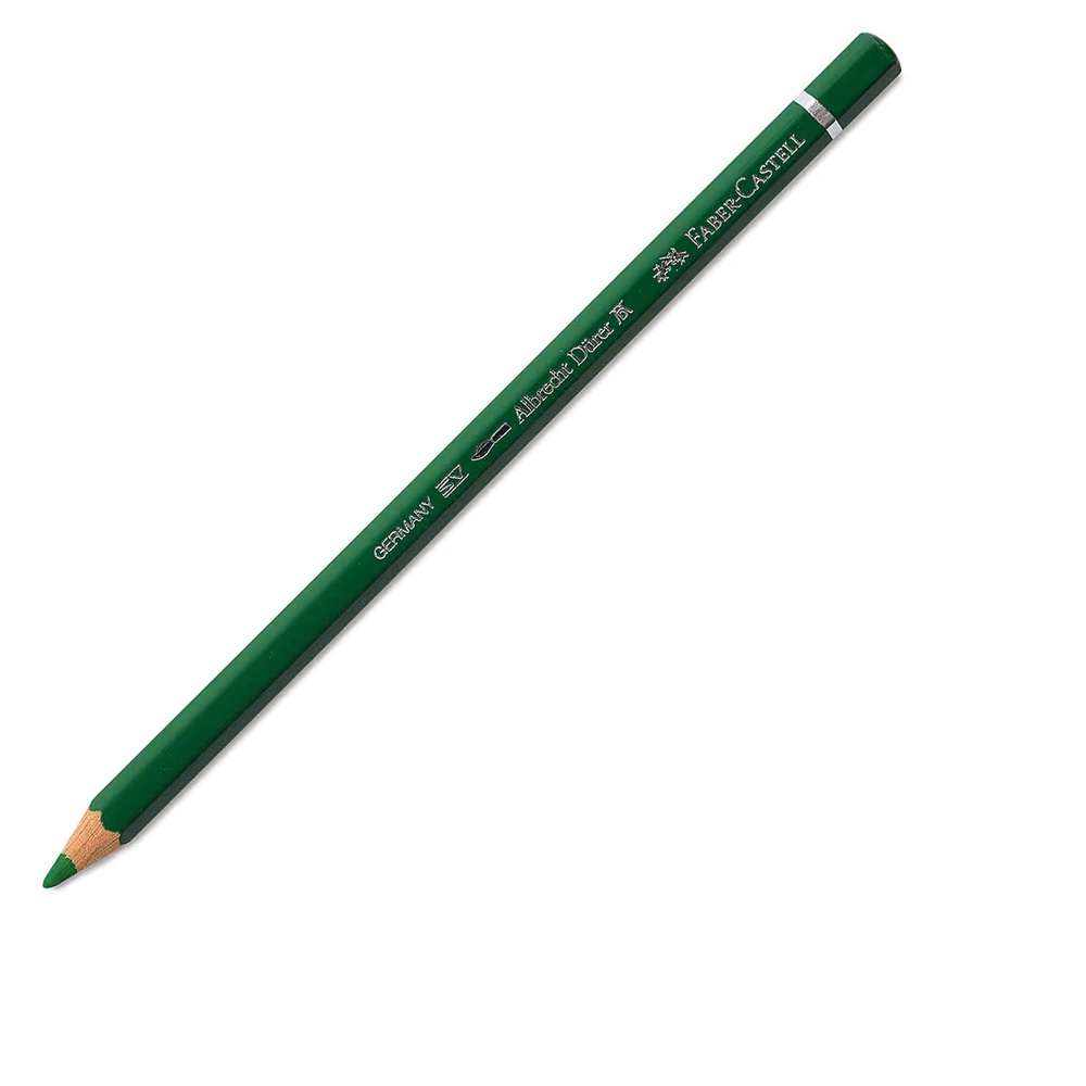 مداد رنگی آبرنگی فابرکاستل تکی کد Permanent Green Olive - 167
