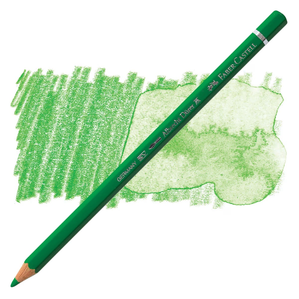 مداد رنگی آبرنگی فابرکاستل تکی کد Permanent Green - 266