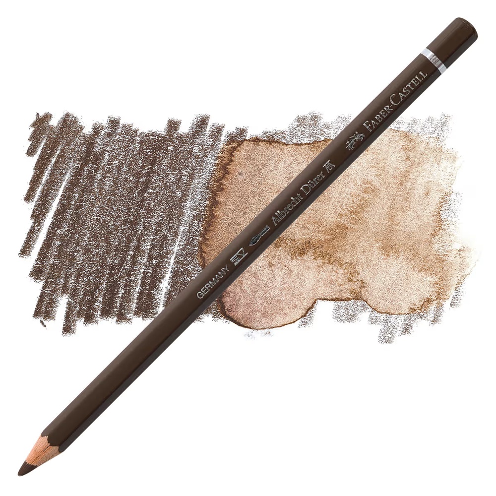 مداد رنگی آبرنگی فابرکاستل تکی کد Burnt Umber - 280