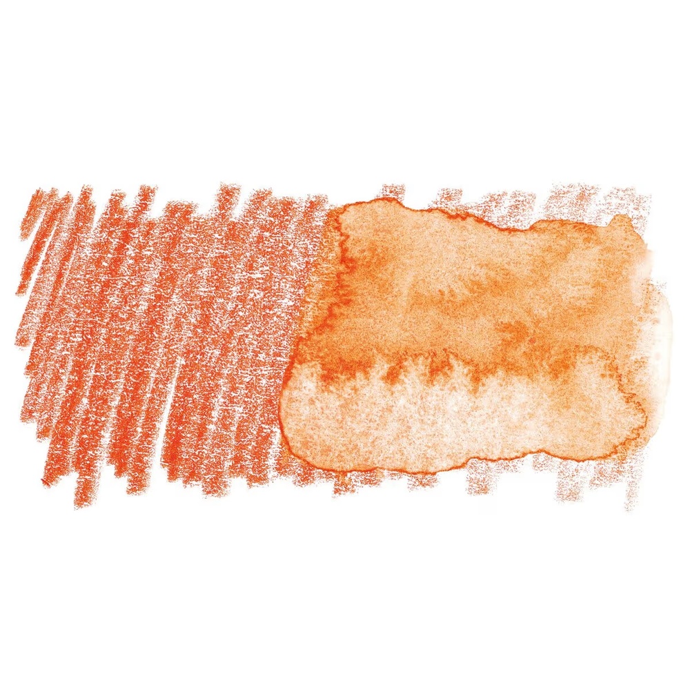 مداد رنگی آبرنگی فابرکاستل تکی کد Dark Cadmium Orange - 115