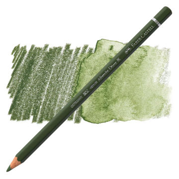 مداد رنگی آبرنگی فابرکاستل تکی کد Chrome Green Opaque - 174