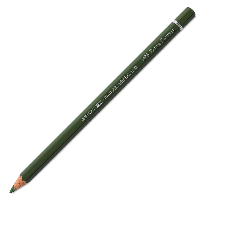 مداد رنگی آبرنگی فابرکاستل تکی کد Chrome Green Opaque - 174