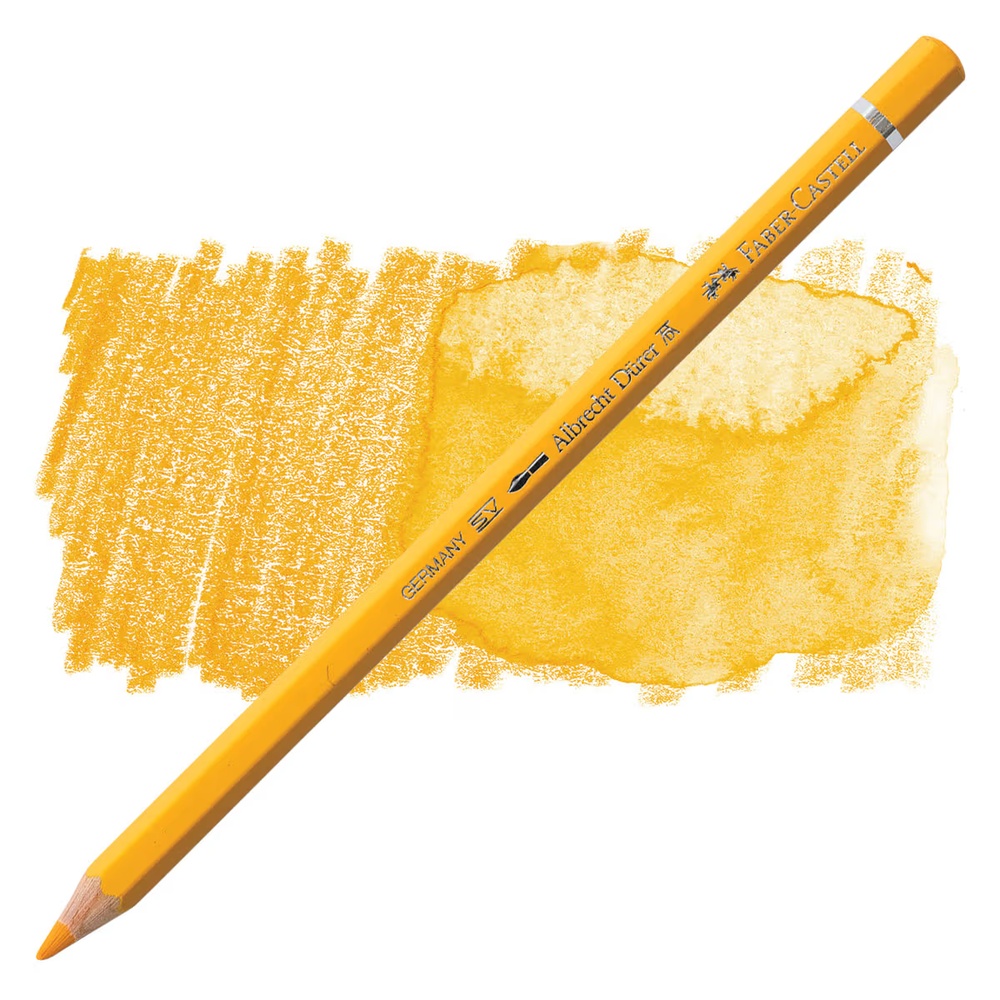 مداد رنگی آبرنگی فابرکاستل تکی کد Dark Chrome Yellow - 109