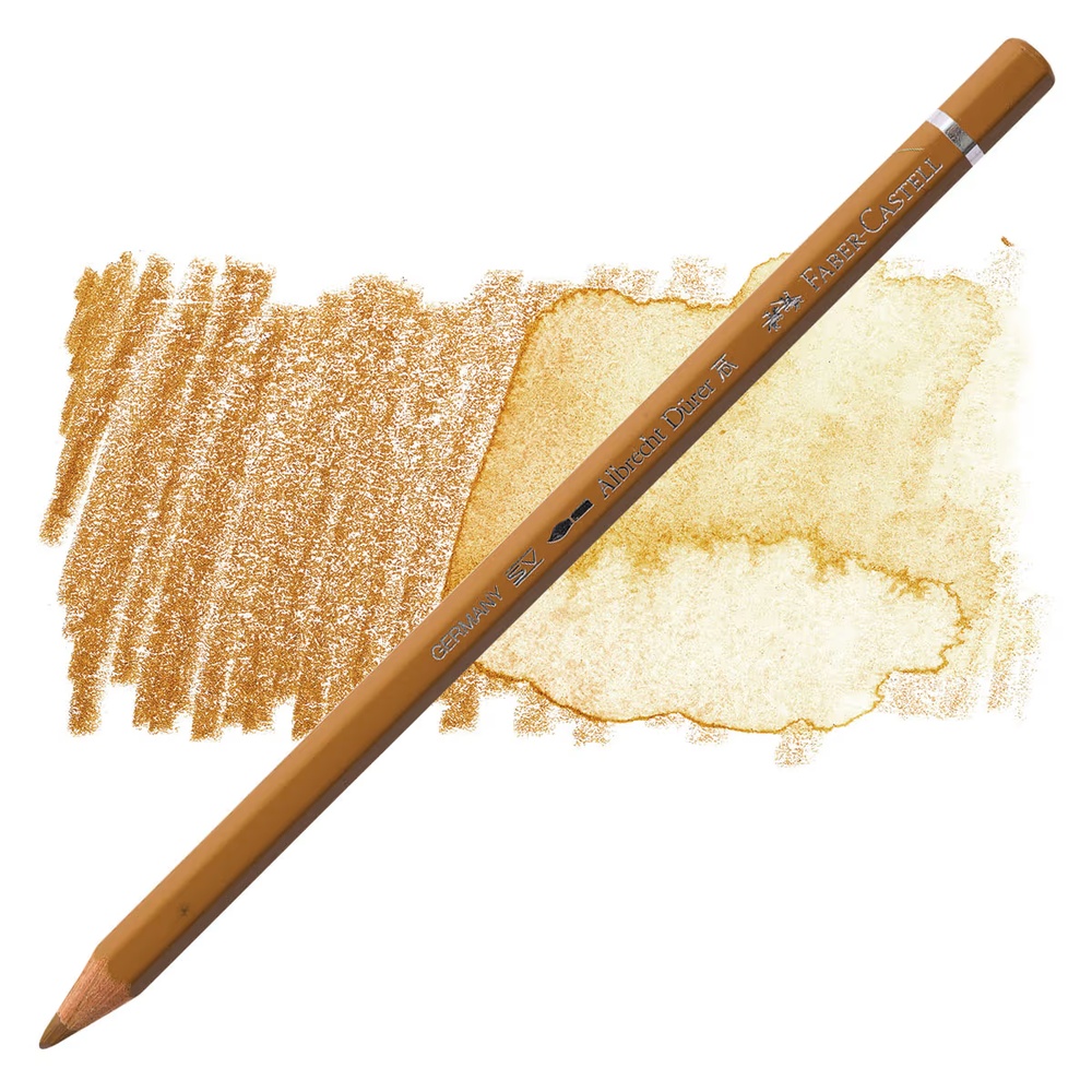 مداد رنگی آبرنگی فابرکاستل تکی کد Brown Ochre - 182