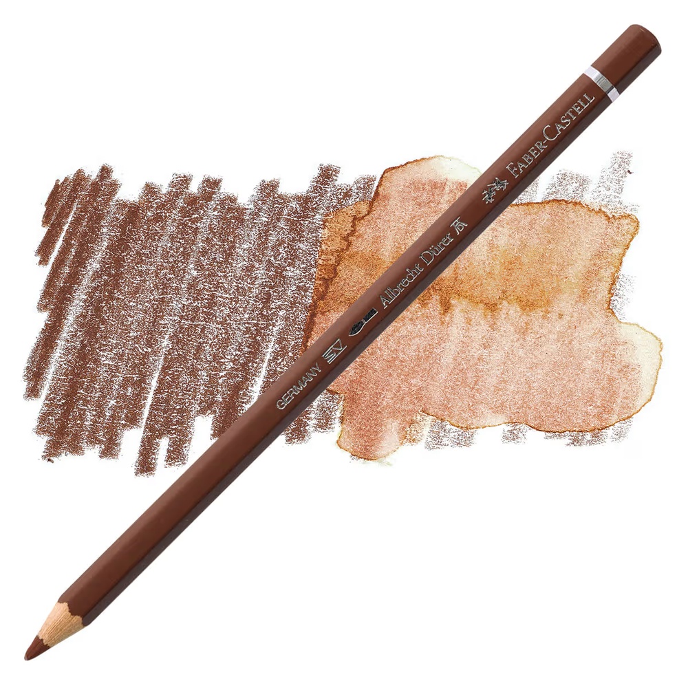 مداد رنگی آبرنگی فابرکاستل تکی کد Burnt Sienna - 283