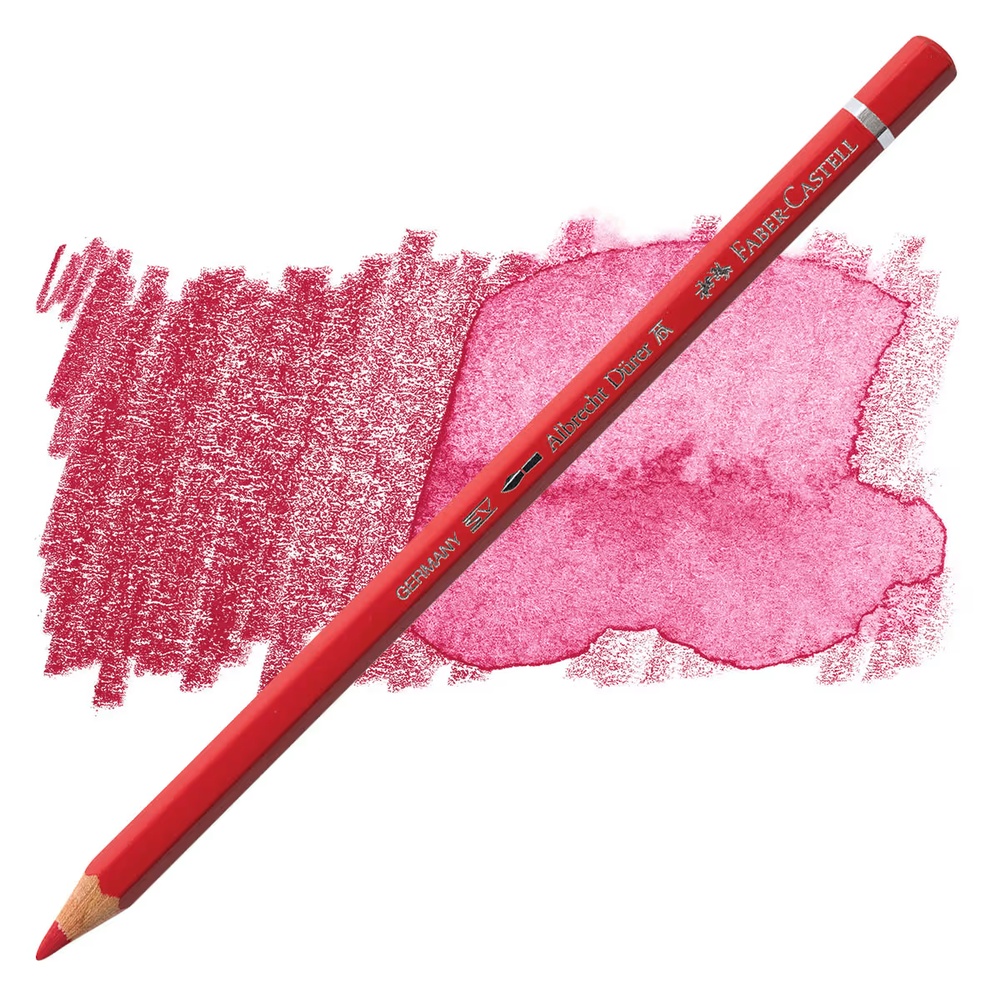 مداد رنگی آبرنگی فابرکاستل تکی کد Deep Scarlet Red - 219
