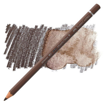 مداد رنگی آبرنگی فابرکاستل تکی کد Van Dyck Brown - 176