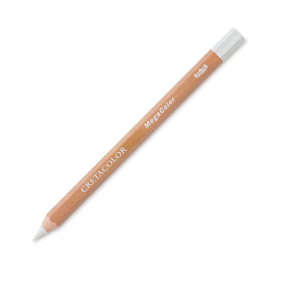 مداد رنگی کرتاکالر (مگا) تکی رنگ Permanent White