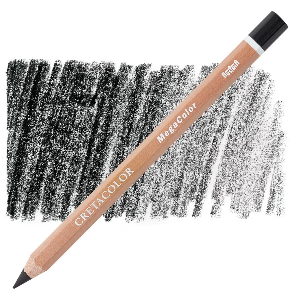 مداد رنگی کرتاکالر (مگا) تکی رنگ Black