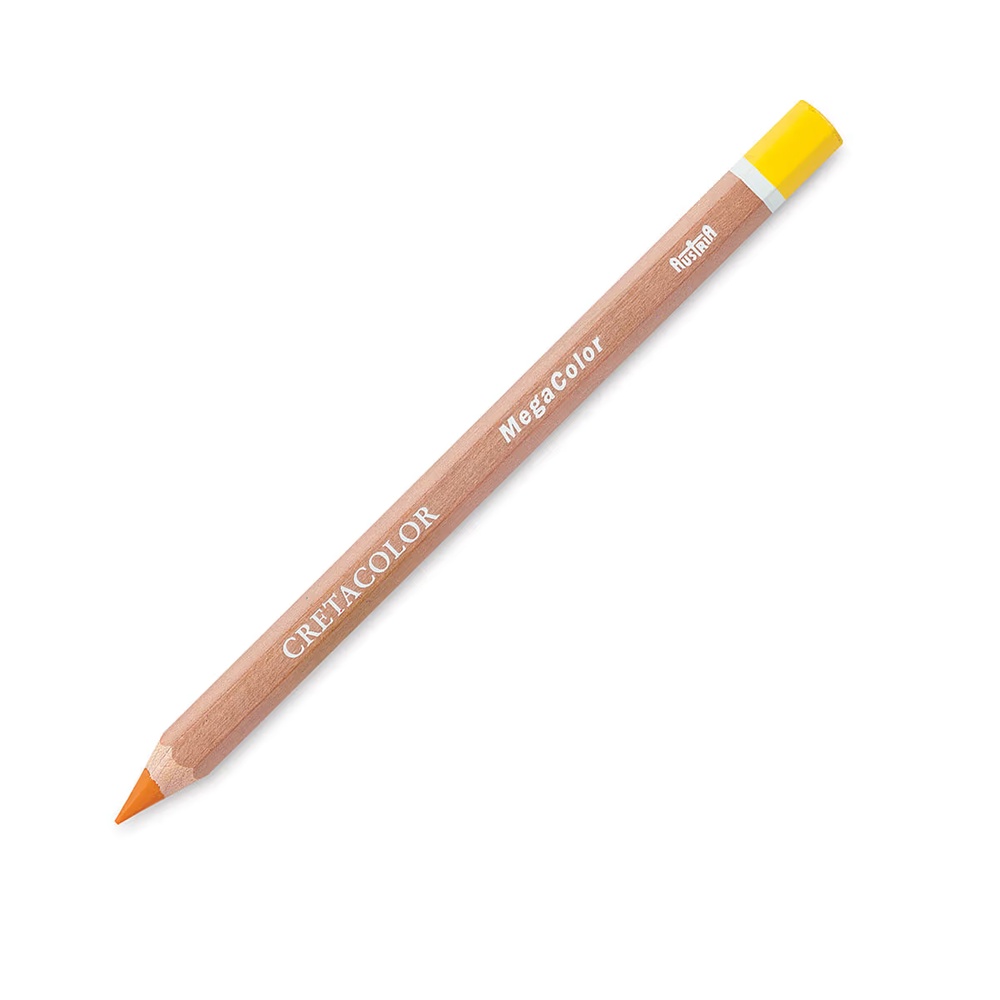 مداد رنگی کرتاکالر (مگا) تکی رنگ Chromium Yellow