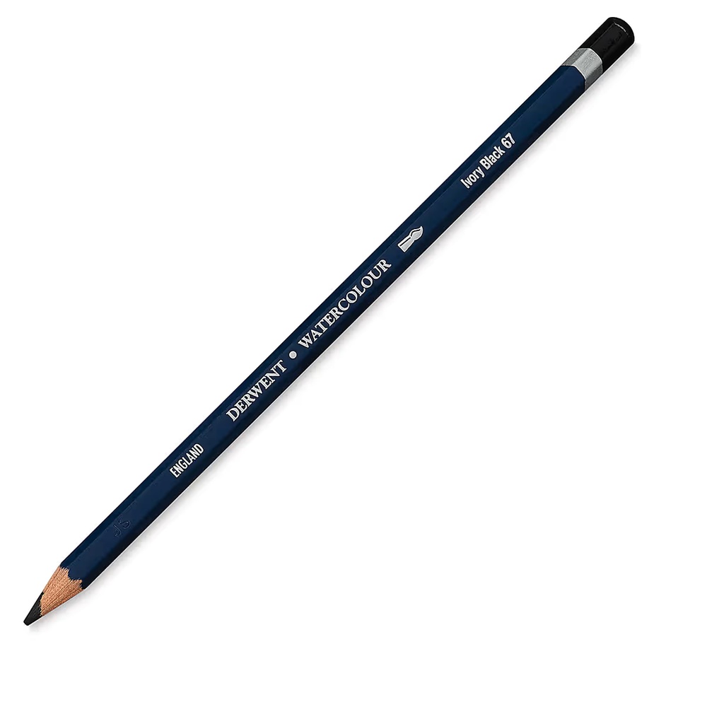 مداد رنگی آبرنگی درونت تکی کد Ivory Black - 67