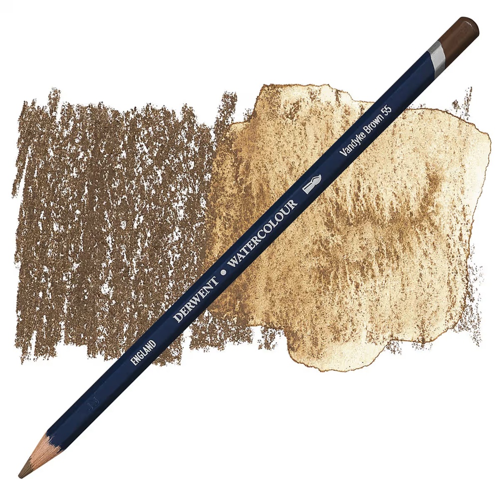 مداد رنگی آبرنگی درونت تکی کد Vandyke Brown - 55