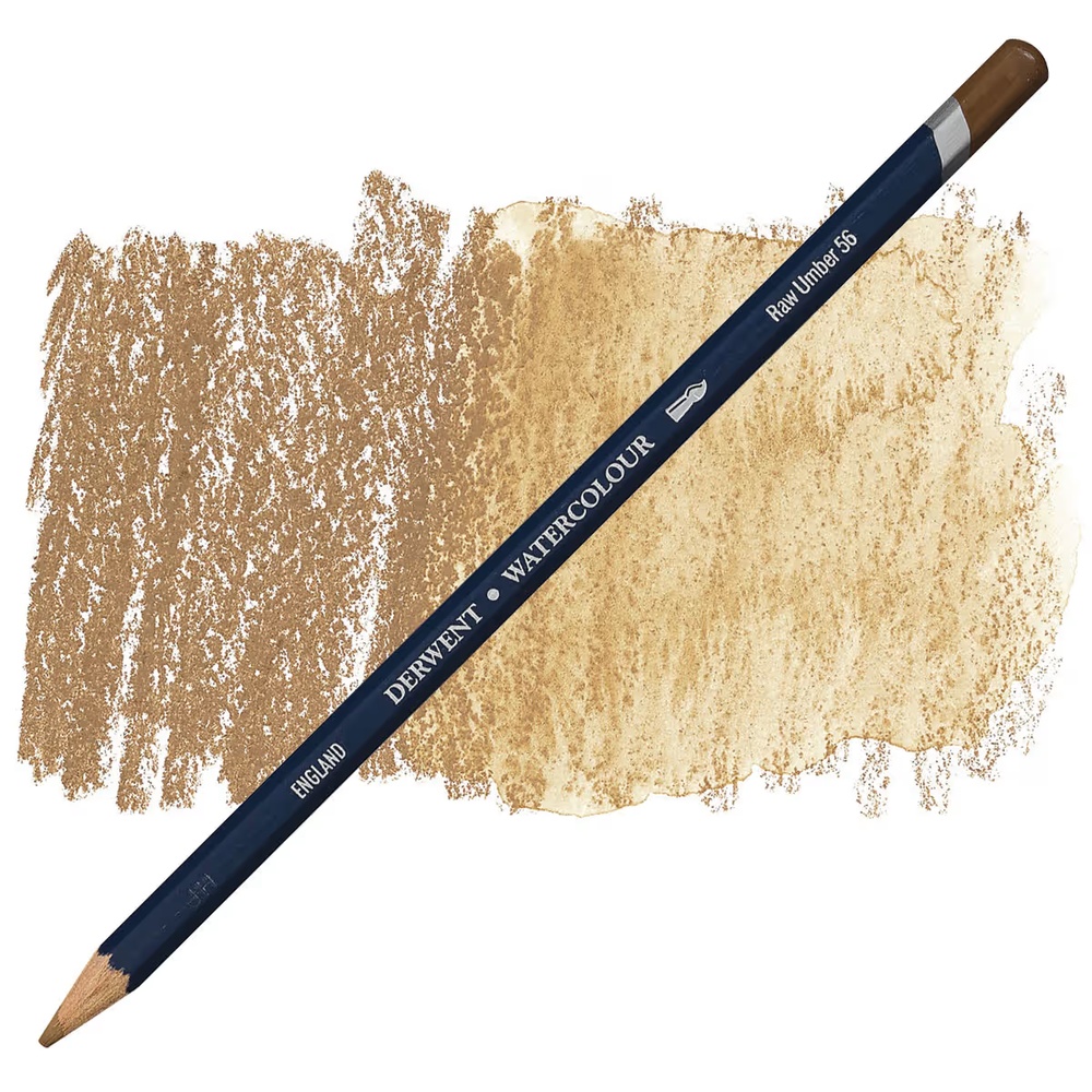 مداد رنگی آبرنگی درونت تکی کد Raw Umber - 56