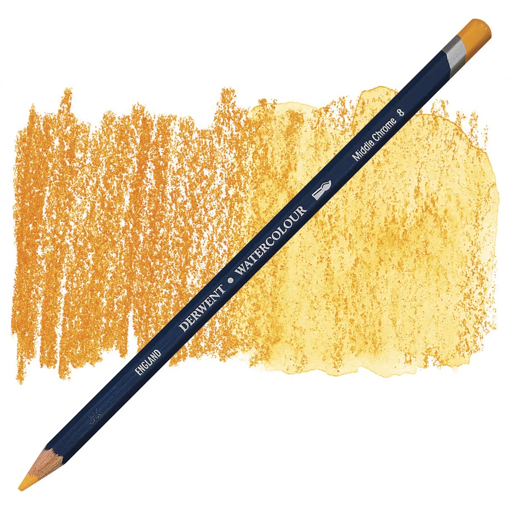 مداد رنگی آبرنگی درونت تکی کد Middle Chrome - 08