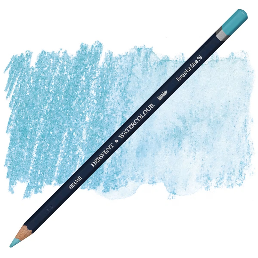 مداد رنگی آبرنگی درونت تکی کد Turquoise Blue - 39