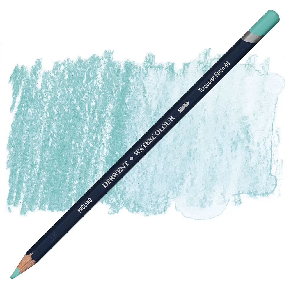 مداد رنگی آبرنگی درونت تکی کد Turquoise Green - 40