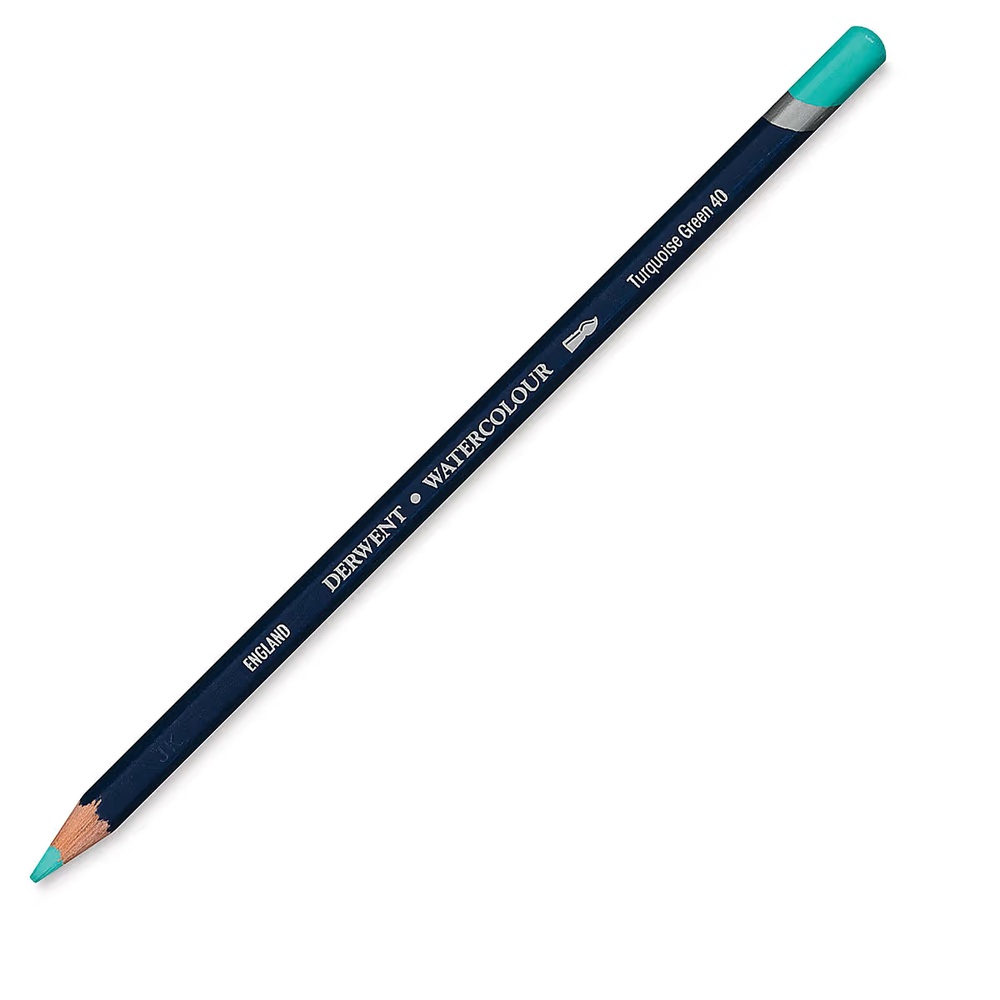 مداد رنگی آبرنگی درونت تکی کد Turquoise Green - 40
