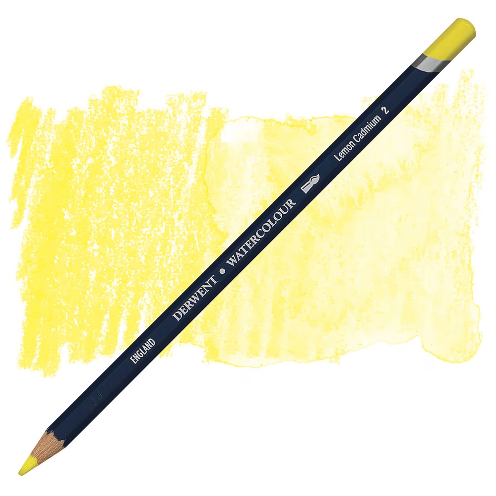 مداد رنگی آبرنگی درونت تکی کد Lemon Cadmium - 02