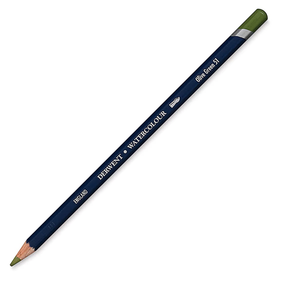 مداد رنگی آبرنگی درونت تکی کد Olive Green - 51