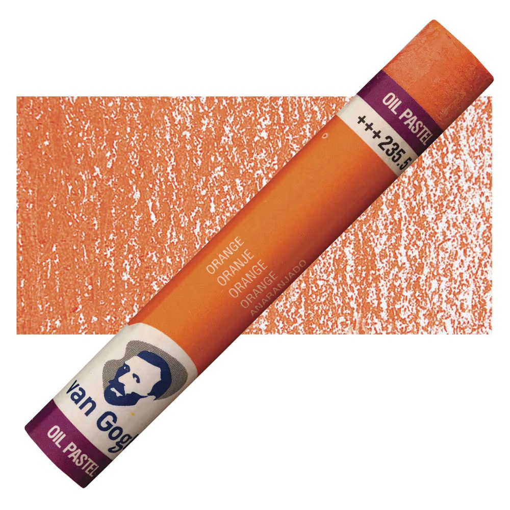 پاستل روغنی ونگوگ تکی کد Orange - 235.5