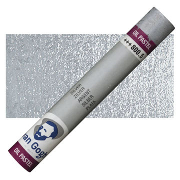 پاستل روغنی ونگوگ تکی کد Silver - 800.5