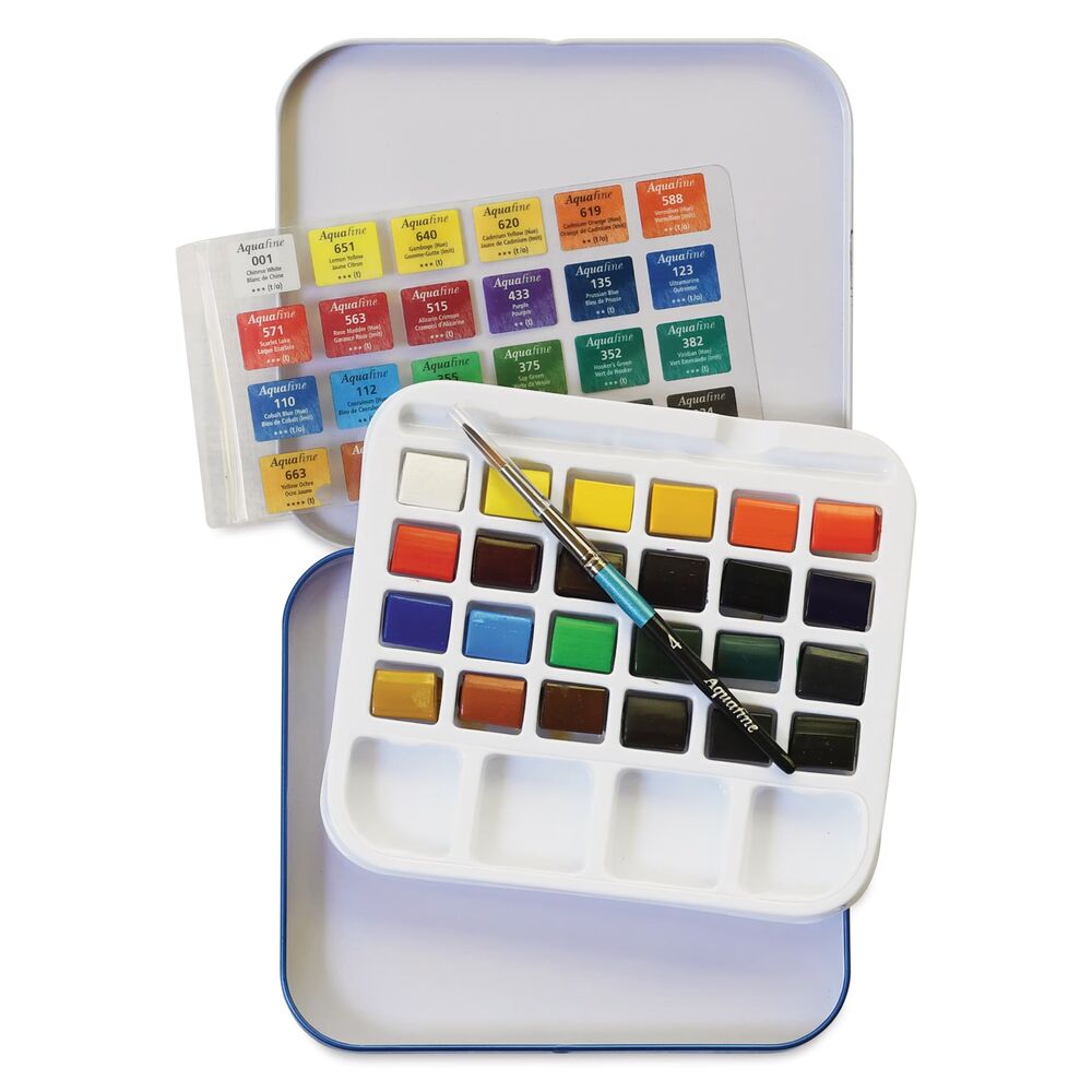 آبرنگ دالررونی 24 رنگ - مدل Mini Travel Assorted