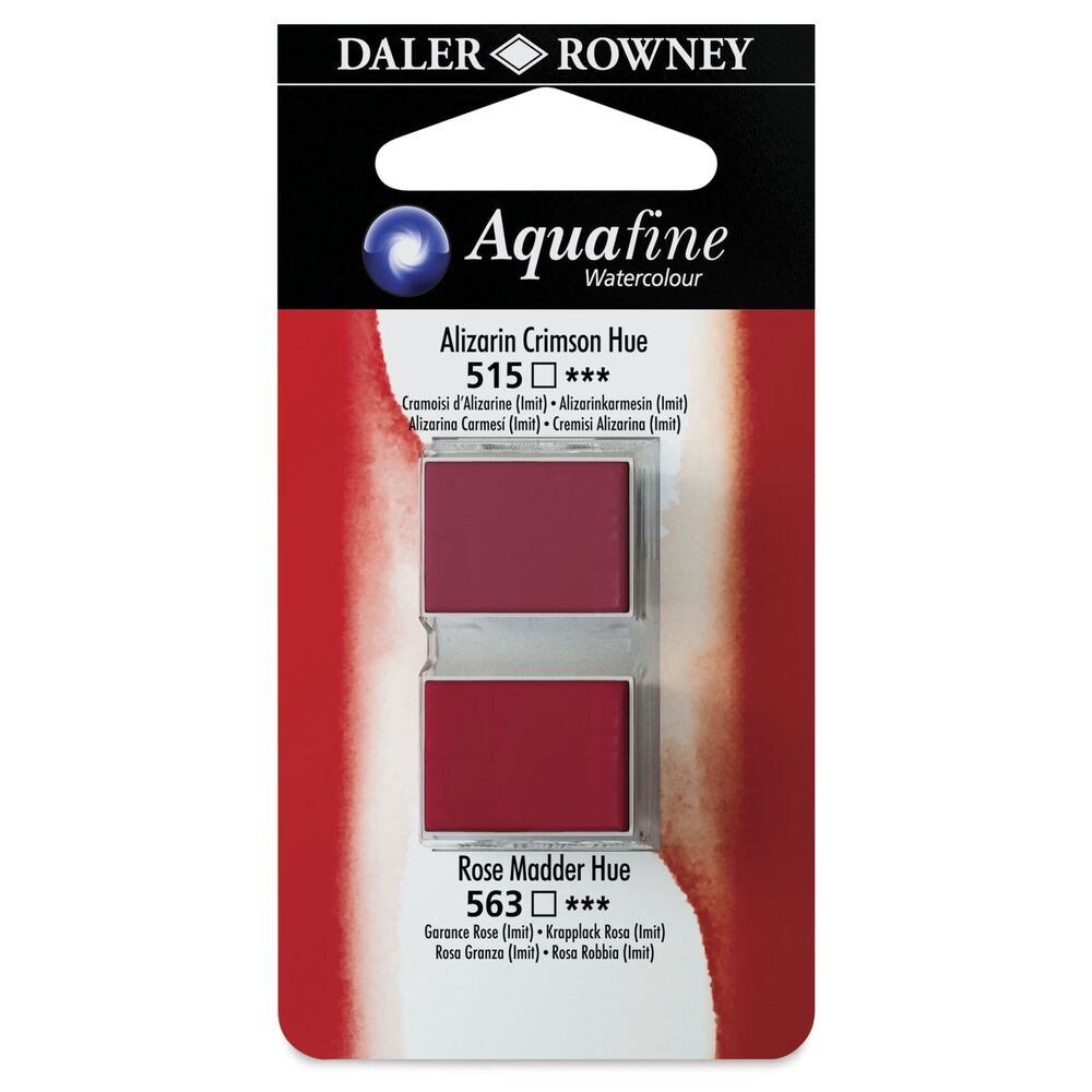 آبرنگ دالررونی بسته 2 تایی Alizarin Crimson Hue & Rose Madder Hue