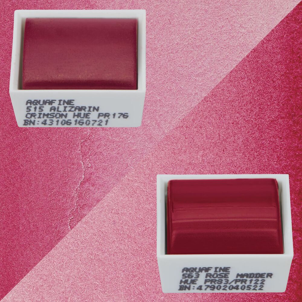 آبرنگ دالررونی بسته 2 تایی Alizarin Crimson Hue & Rose Madder Hue