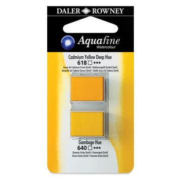 آبرنگ دالررونی بسته 2 تایی Cadmium Yellow Deep Hue & Gamboge Hue