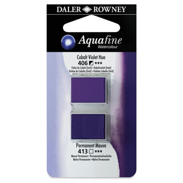 آبرنگ دالررونی بسته 2 تایی Cobalt Violet Hue & Permanent Mauve