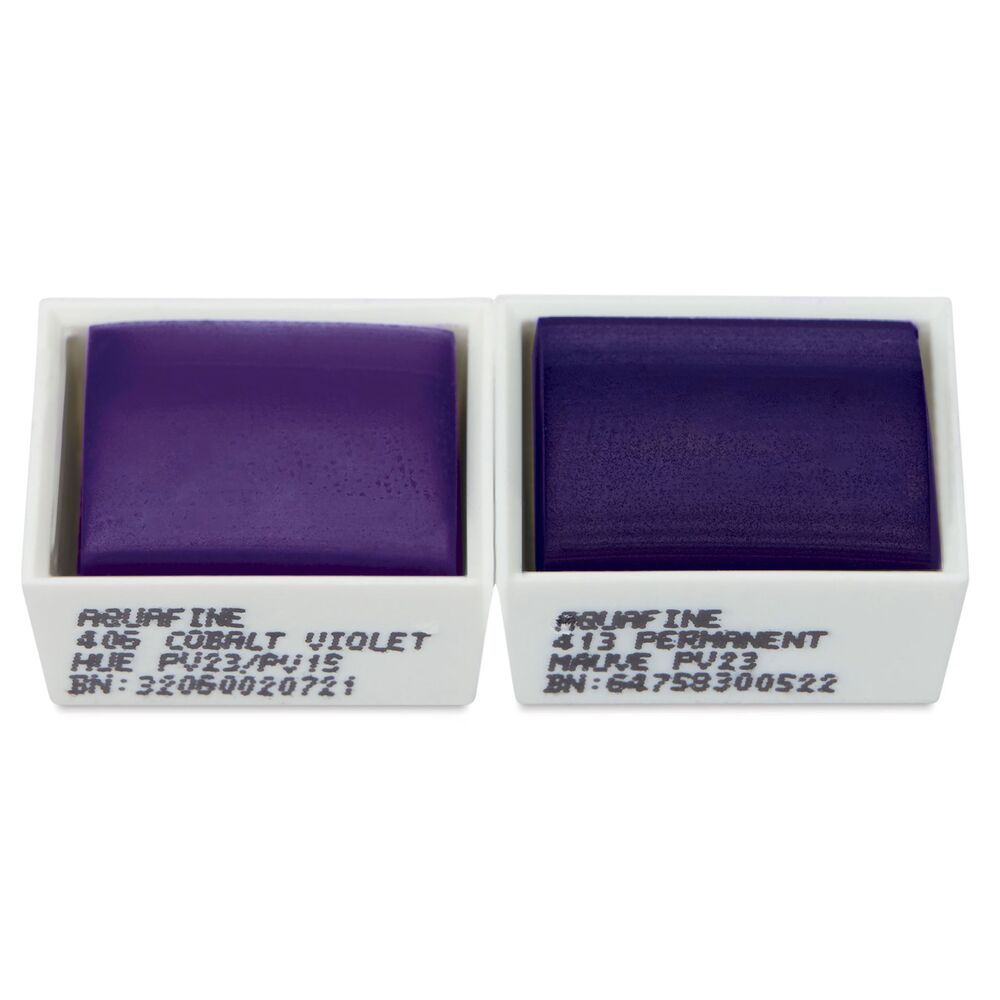 آبرنگ دالررونی بسته 2 تایی Cobalt Violet Hue & Permanent Mauve