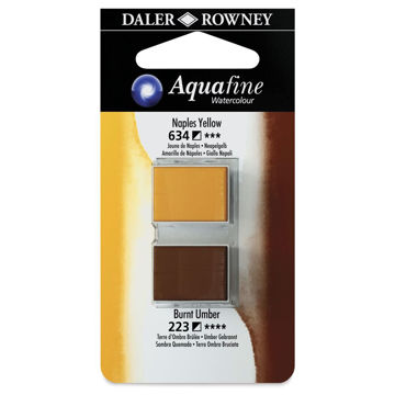 آبرنگ دالررونی بسته 2 تایی Naples Yellow & Burnt Umber