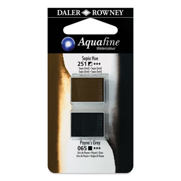 آبرنگ دالررونی بسته 2 تایی Sepia Hue & Payne's Grey