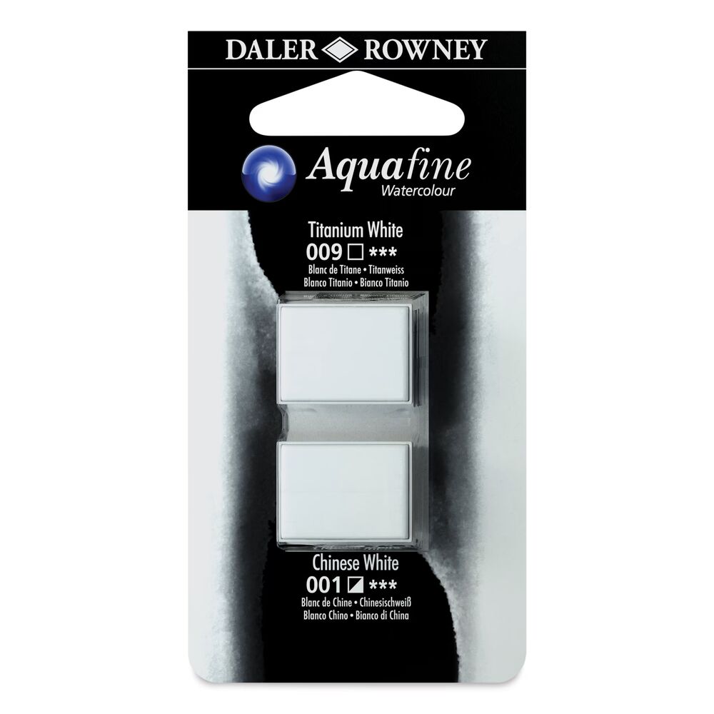 آبرنگ دالررونی بسته 2 تایی Titanium White & Chinese White