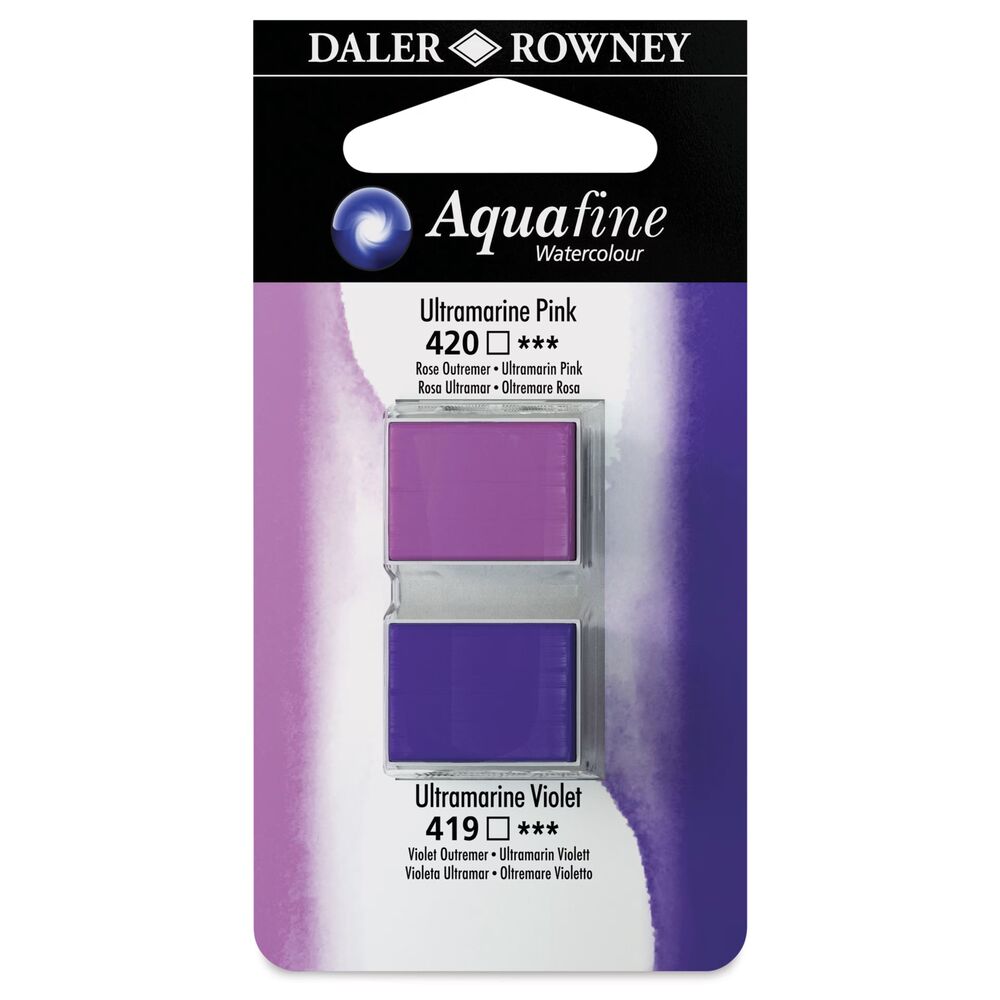 آبرنگ دالررونی بسته 2 تایی Ultramarine Pink & Ultramarine Violet