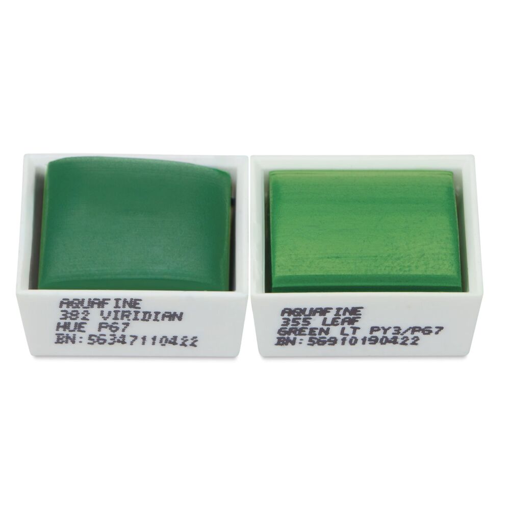 آبرنگ دالررونی بسته 2 تایی Viridian Hue & Leaf Green