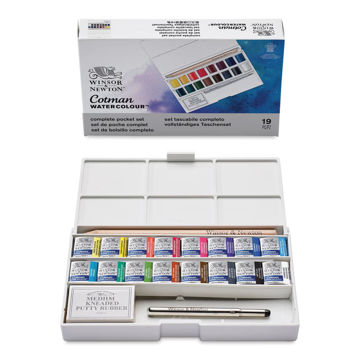 آبرنگ وینزور کاتمن 16 رنگ - مدل Assorted Colors