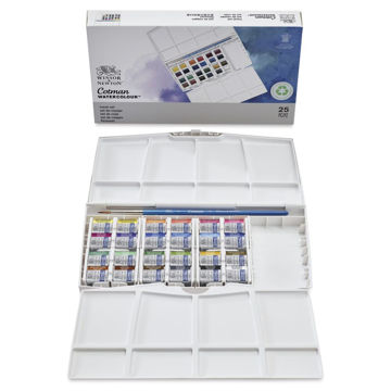 آبرنگ وینزور کاتمن 24 رنگ - مدل Travel Assorted Colors