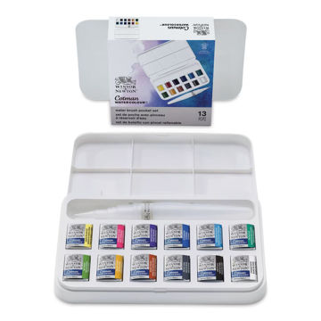 آبرنگ وینزور کاتمن 12 رنگ - مدل Water Brush Pocket