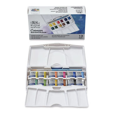 آبرنگ وینزور کاتمن 12 رنگ - مدل Palette Pocket