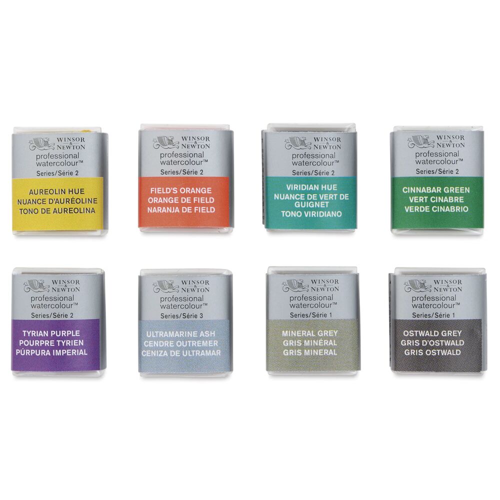 آبرنگ وینزور 8 رنگ Professional - مدل Revival Collection