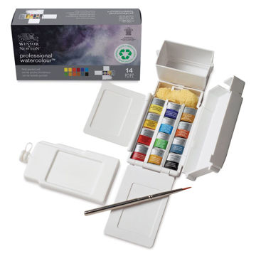 آبرنگ وینزور 12 رنگ Professional - مدل Field Pocket