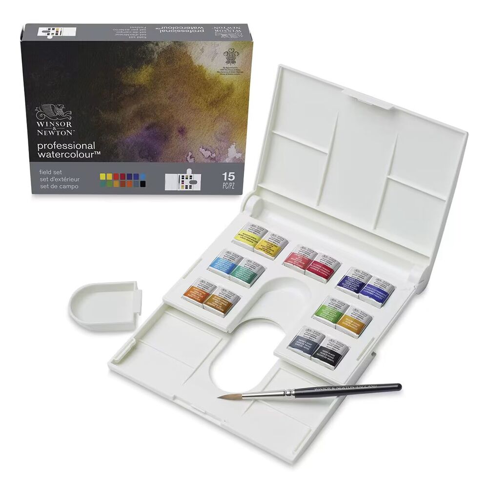 آبرنگ وینزور 14 رنگ Professional - مدل Field Pocket
