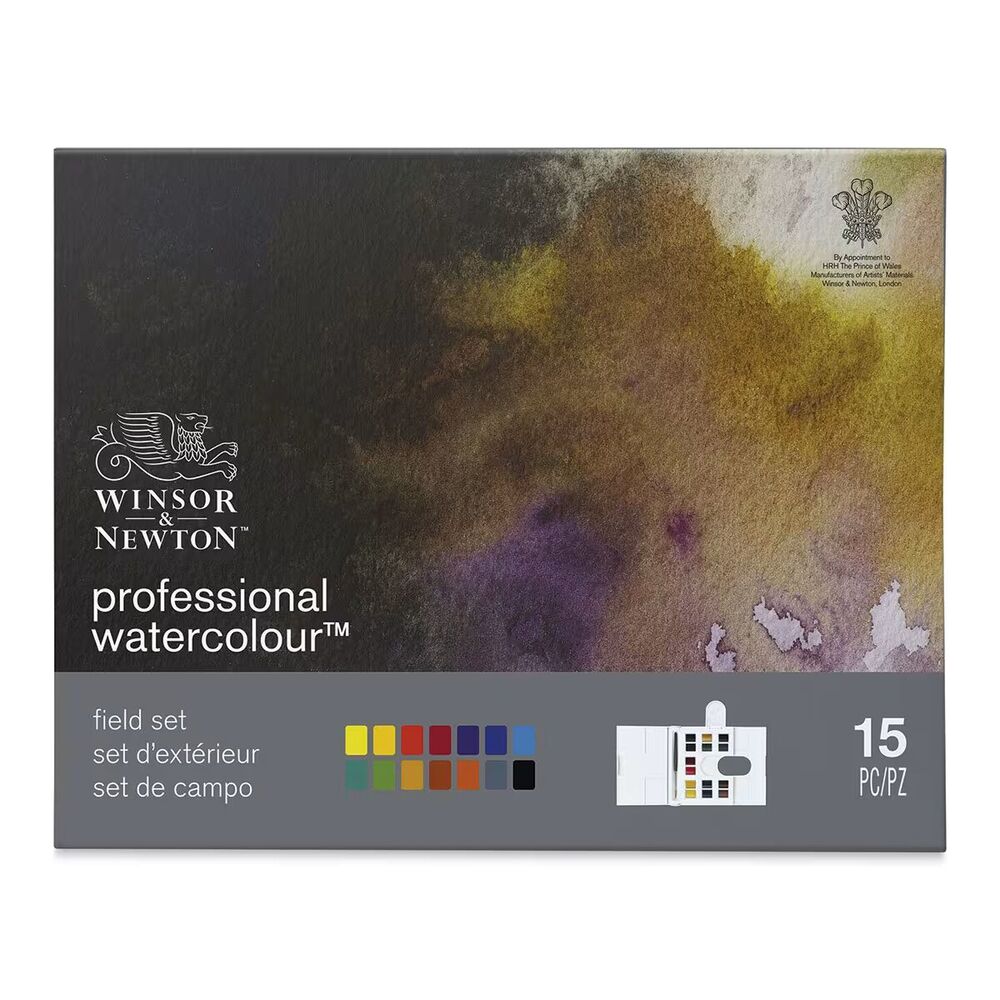آبرنگ وینزور 14 رنگ Professional - مدل Field Pocket