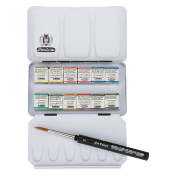 آبرنگ اشمینک 12 رنگ - مدل Travel Assorted Colors