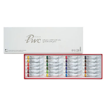 آبرنگ شین هان 24 رنگ 7.5 میل - مدل Assorted Colors